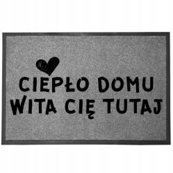 TabPrint Lábtörlő Bejárati Monokróm 40X60 Divatos Ajándék Stílus Nyomtatás Dekoráció (WYCIERACZKA MOCNA MONOCHROM STYL SZARA TRWAŁA)