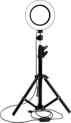 IRiSfot Led Photo Ring Light 01838 Lumină Inelară 26cm 2500 - 6000K cu Trepied pardoseală și Suport pentru Telefon (01838)