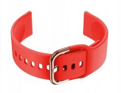 Pacific Gumiszíj U01 okosórához piros/r. gold 18mm (5903981778768)