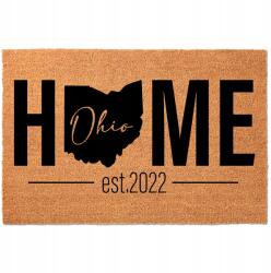 TabPrint Lábtörlő Bejárati Ajtó Alá Kókusz 40 x 60 Home Az Ön Neve (WYCIERACZKA NAPIS HOME TWOJE IMIĘ)