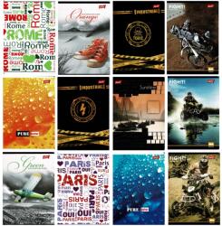 UNIPAP A5-ös füzet, 80 lapos, vonalas, Strzegom (5904149005016)