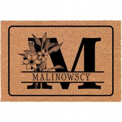 TabPrint Lábtörlő M Betűvel Az Ajtó Alá Név Személyre szabott Különböző Minták (Kokosowa Wycieraczka Frontowa Personalizowana)