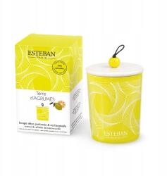 Estéban Illatgyertya (180 g) Terre d'agrumes kerámia fedő Esteban (TEA-009)
