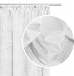 Spod Igły i Nitki Velvet Soft Szalagfüggöny 140x270 Velúr Fehér (Zasłona Gotowa Welurowa Velvet Taśma)