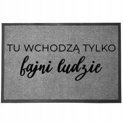 TabPrint Lábtörlő Bejárati Monokróm 40X60 Dekoráció Stílus Ajándék Nyomtatás Divatos (WYCIERACZKA TRWAŁA STYL MONOCHROM SZARA MOCNA)