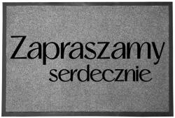 TabPrint Lábtörlő Bejárati Monokróm 40X60 Ajándék Dekoráció Nyomtatás Stílus Divatos (WYCIERACZKA MONOCHROM TRWAŁA SZARA STYL MOCNA)