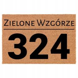 TabPrint Lábtörlő Bejárati Kókusz Bézs 40X60 Utca És Szám A Helyiségben (ULICA I NUMER W TWOIM LOKALU)