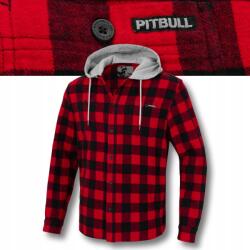 Pitbull Férfi kapucnis flanel ing Pitbull Woodson kockás pamut ing (524032459001)