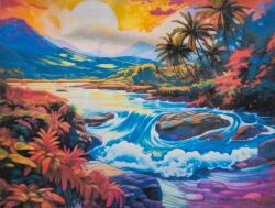  Tishiron Festés számok szerint Folyó 40x50cm (Rzeka)