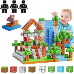  100 Db Mágneses Építőkocka +3 Db Emberke, Tároló Táska