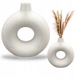  Pampas Fű Váza Lyukas Boho Törhetetlen Nappali Dekoráció 22 cm (WAZ00011W)