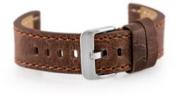 Pacific Bőrszíj W48 karórához Premium sötétbarna II 24mm (5903981768981)