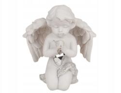 GD Térdelő angyalka kristály szív figura 7, 5 (90,937184)