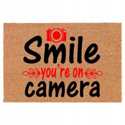 TabPrint Lábtörlő Ajtó Ajtóhoz Otthonra Kamera Minták 60x90 (60x90 wycieraczka_kokosowa)