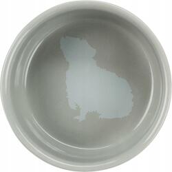 TRIXIE kerámia tál hörcsög számára 80 ml, átm. 8 cm világosszürke/szürke (TX-60731)