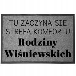 TabPrint Lábtörlő Bejárati Monokróm 40X60 Ajándék Stílus Nyomtatás Dekoráció Erős (WYCIERACZKA MONOCHROM STYL SZARA TRWAŁA MOCNA)