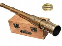  Távcső Replika Sárgaréz Dollond 1920 Fa Ajándék Doboz Kapitánynak