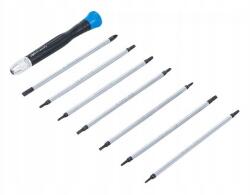 BGS technic Bgs precíziós csavarhúzó készlet 8 db-os, cserélhető szárral elektromos (B.797)