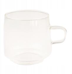  CHiATO üveg latte kávéscsésze füllel, 320 ml - átlátszó (ChiatoCup320)