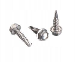 Milwar 3, 9x19 Rozsdamentes Önfúró Lemezcsavar 6-szögletű Kulcsos A2 7504K (50) (7504K23919-050)