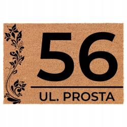 TabPrint Lábtörlő 40x60 Az Ön Utcája És Háza/lakása Száma (TWOJA ULICA I NUMER DOMU/MIESZKANIA)