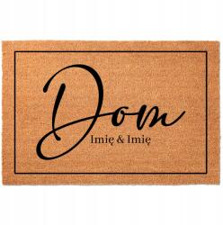 TabPrint Lábtörlő A Bejárati Ajtó Alá Kókusz 40 x 60 Otthon Az Ön Neve (DOM TWOJE IMIĘ)