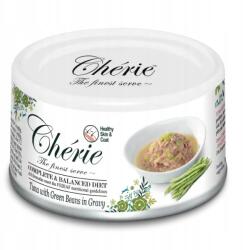 Chérie Cherie Tonhal & Zöldbab 80g Bőr és Szőr Jutalomfalat Macskáknak