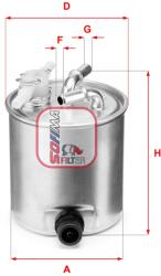 SOFIMA Filtru combustibil SOFIMA S 5392 GC (S 5392 GC) - fixbox