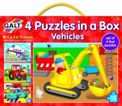 Galt Set 4 puzzle-uri vehicule (1004009)