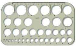 KOH-I-NOOR Z37 sablon körkörös 165x282mm 749161 (0220001)