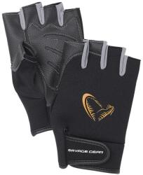 Savage Gear Manusi Neopren Cu Degete Taiate Black