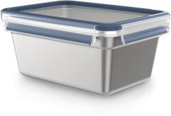 Tefal CLIP & CLOSE N1150610 élelmiszertároló doboz Téglalap alakú 2 L Rozsdamentes acél 1 db (N1150610)