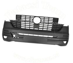 VW T6 2020-2023 Transporter - Első lökhárító fekete, szenzor jelöléses