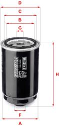 SOFIMA filtru combustibil SOFIMA S 4122 NR (S 4122 NR) - automobilus