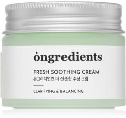 Ongredients Fresh Soothing Cream gyengéd és hidratáló géles krém 50 ml