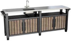 Keter UNITY Chef 415 l Ashwood grillező asztal (263921)