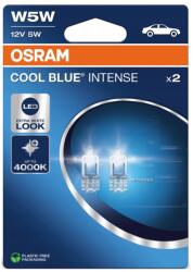 OSRAM Osram 2825CBN-2BL12V 5W W5W W2.1x9.5d Cool Blue Intense (Next Gen) izzó, 2db (2825CBN)