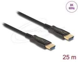 Delock kábel HDMI 2.1 male / male összekötő 48 Gbps aktív optikai 8K 60Hz 25m (DL84039) (DL84039)
