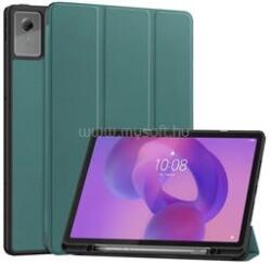 Gigapack Lenovo Idea Tab Plus GIGAPACK Tok álló, bőr hatású aktív FLIP, ceruza tartó, SÖTÉTZÖLD (GP-180684) (GP-180684)
