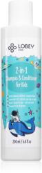 Lobey Kids sampon és kondicionáló 2 in1 gyermekeknek 200 ml