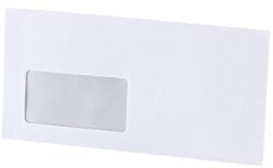 BLUERING Boríték LA4 enyvezett bélésnyomott bal ablakos 35x90mm A20B20 Bluering® fehér (BORLA4ENYV3590B) - emag