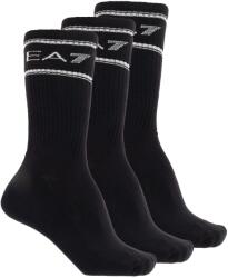 EA7 Emporio Armani EA7 zokni, új, 3 pár, 7X000381AF18572MC419 Unisex Fekete L/XL (7X000381AF18572MC419-L/XL)