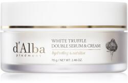 d'Alba White Truffle Double Serum & Cream feszesítő nappali krém és szérum 2 az 1-ben 70 g