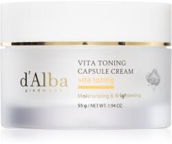 d'Alba Vita Toning Capsule Cream mélyen hidratáló krém az élénk bőrért 55 g