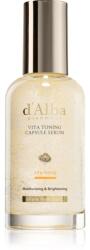 d'Alba Vita Toning Capsule Serum fényesítő hatású arcszérum a pigment foltok ellen 100 ml