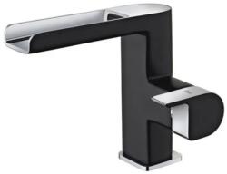 Strohm Teka Formentera mosdó csaptelep leeresztő szelep nélkül fekete színben (62.331. 02.0NC) (62.331.02.0NC)