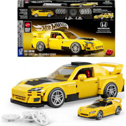 Mattel Brick Shop Hot Wheels '07 Honda S2000 építőjáték kisautóval (JFR88) - morzsajatekbolt