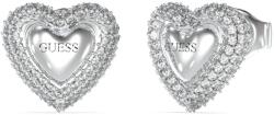 GUESS Ladies Silver Tone Earrings JUBE05020JWRHT/U