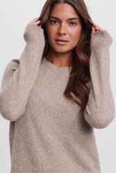 VERO MODA Vero Moda, Finomkötött miniruha, Melange világosbarna, M (10215523-SEPIA-TINT-M)