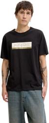 JACK & JONES JACK &JONES Inwood Block Branding Fekete Póló M INTL